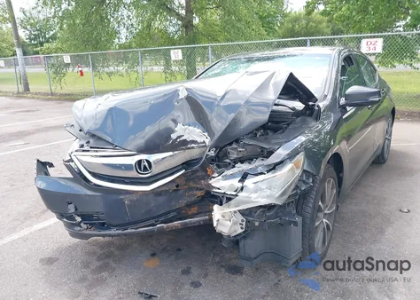 2015 Acura Tlx Tech из США, поврежденный, VIN 19UUB1F54FA001550